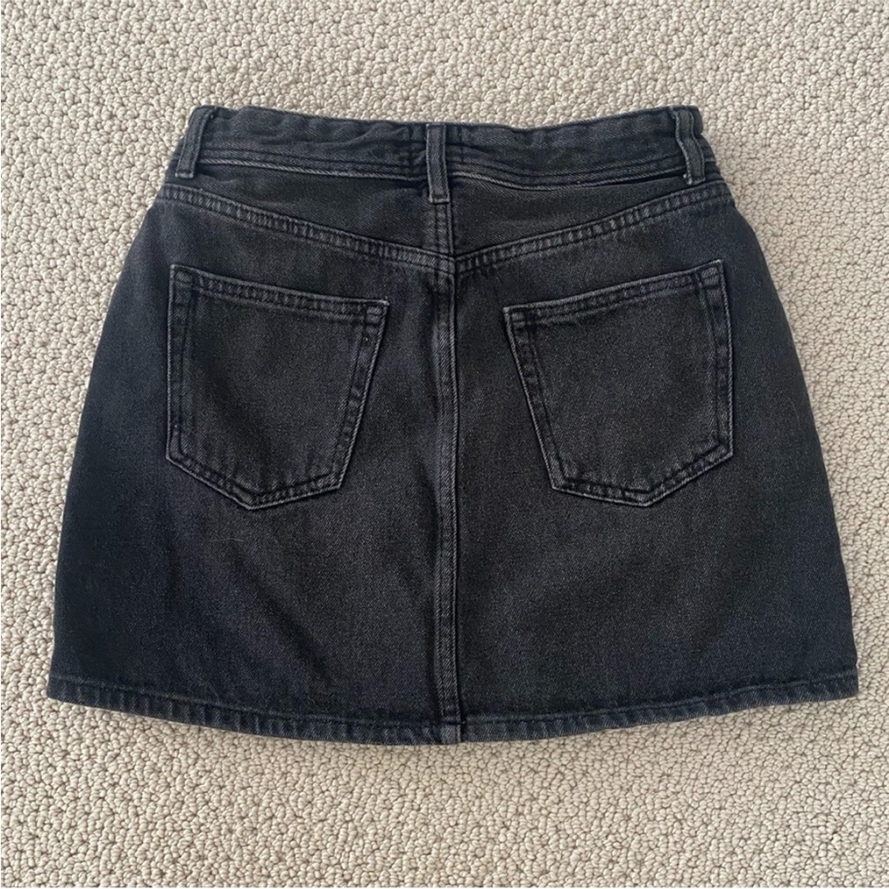 BDG Urban Outfitters Black Denim Skirt - Picture 2 of 5